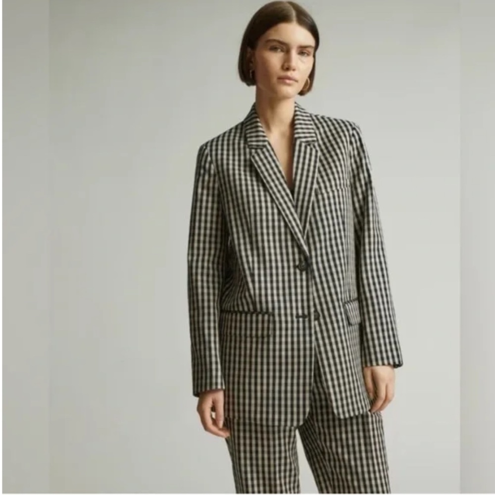 Everlane Gingham Blazer